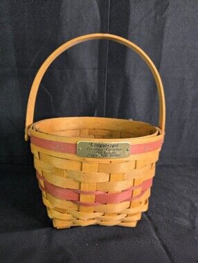 1994 Longaberger Jingle Bell Basket
